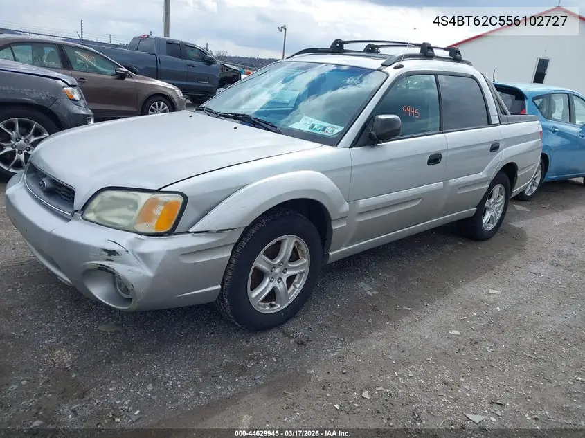 2005 Subaru Baja Sport VIN: 4S4BT62C556102727 Lot: 44629945