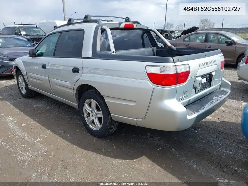 2005 Subaru Baja Sport VIN: 4S4BT62C556102727 Lot: 44629945