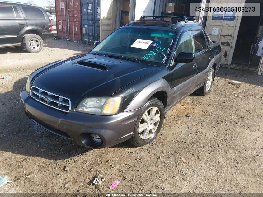 2005 Subaru Baja Turbo VIN: 4S4BT63C555108273 Lot: 44644480