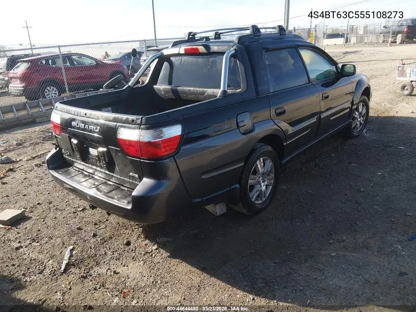 2005 Subaru Baja Turbo VIN: 4S4BT63C555108273 Lot: 44644480