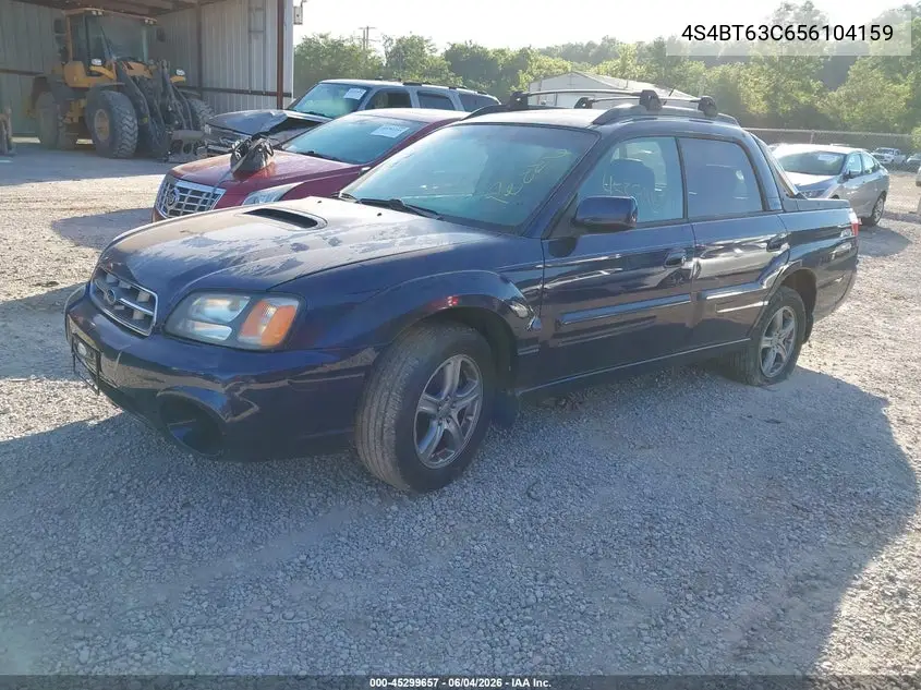 2005 Subaru Baja Turbo VIN: 4S4BT63C656104159 Lot: 45299657