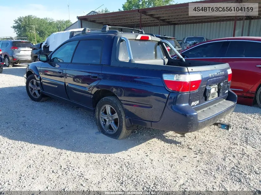 2005 Subaru Baja Turbo VIN: 4S4BT63C656104159 Lot: 45299657