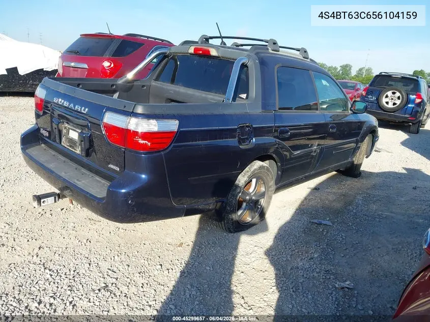 2005 Subaru Baja Turbo VIN: 4S4BT63C656104159 Lot: 45299657