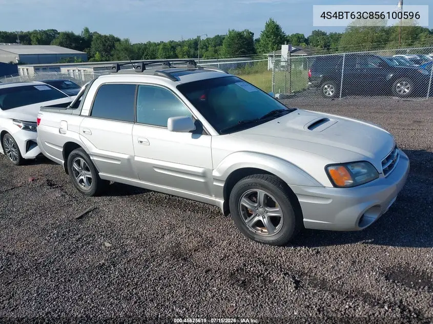 2005 Subaru Baja Turbo VIN: 4S4BT63C856100596 Lot: 45625619