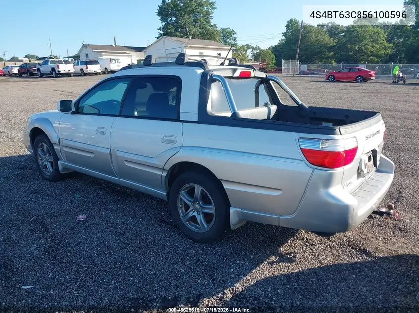 2005 Subaru Baja Turbo VIN: 4S4BT63C856100596 Lot: 45625619