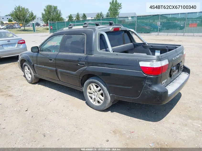 2006 Subaru Baja Sport VIN: 4S4BT62CX67100340 Lot: 45669175