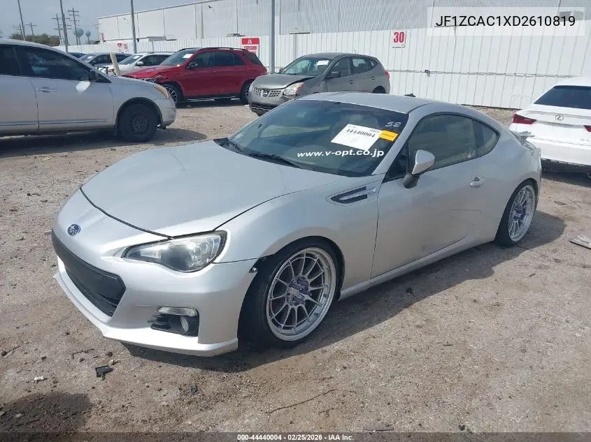 2013 Subaru Brz Limited VIN: JF1ZCAC1XD2610819 Lot: 44440004