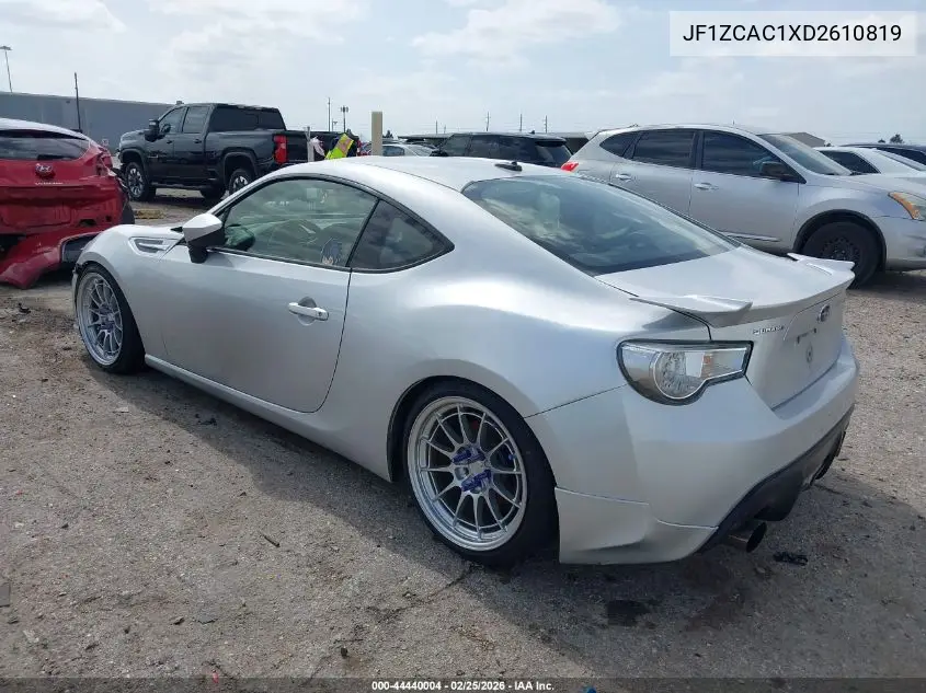 2013 Subaru Brz Limited VIN: JF1ZCAC1XD2610819 Lot: 44440004