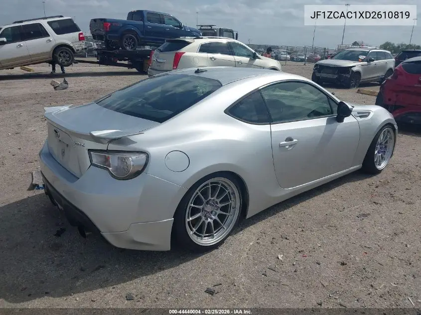 2013 Subaru Brz Limited VIN: JF1ZCAC1XD2610819 Lot: 44440004