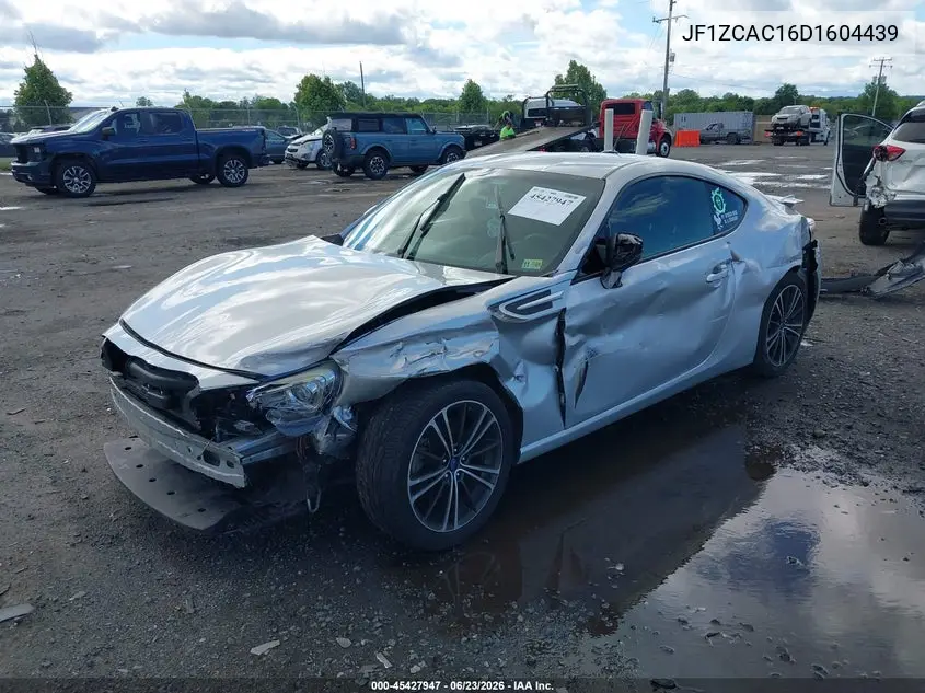 2013 Subaru Brz Limited VIN: JF1ZCAC16D1604439 Lot: 45427947