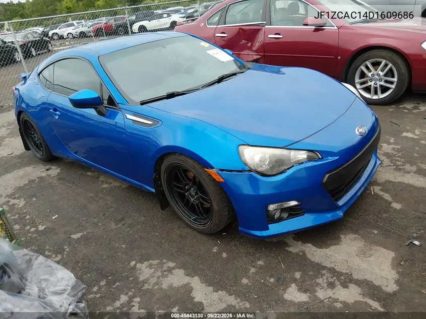 2013 Subaru Brz Limited VIN: JF1ZCAC14D1609686 Lot: 45443130