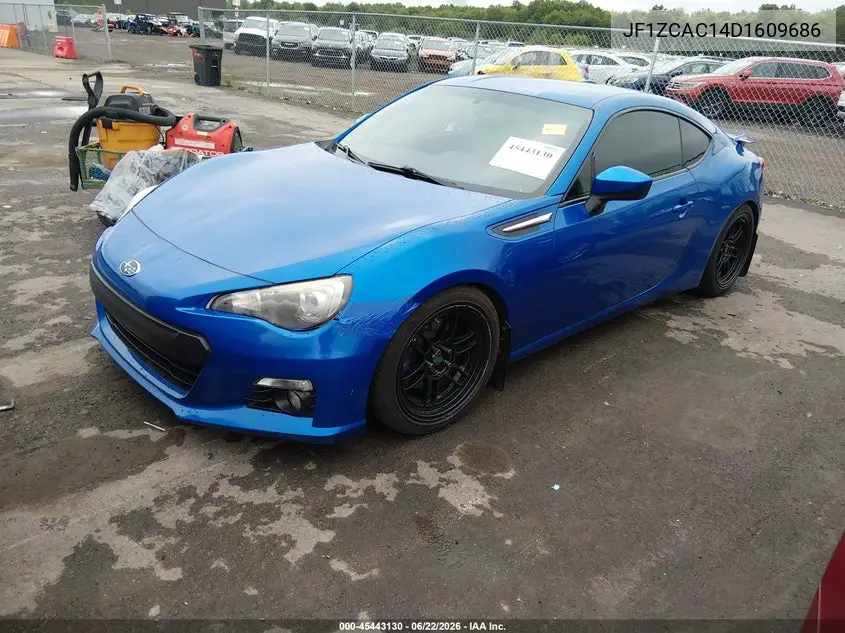 2013 Subaru Brz Limited VIN: JF1ZCAC14D1609686 Lot: 45443130