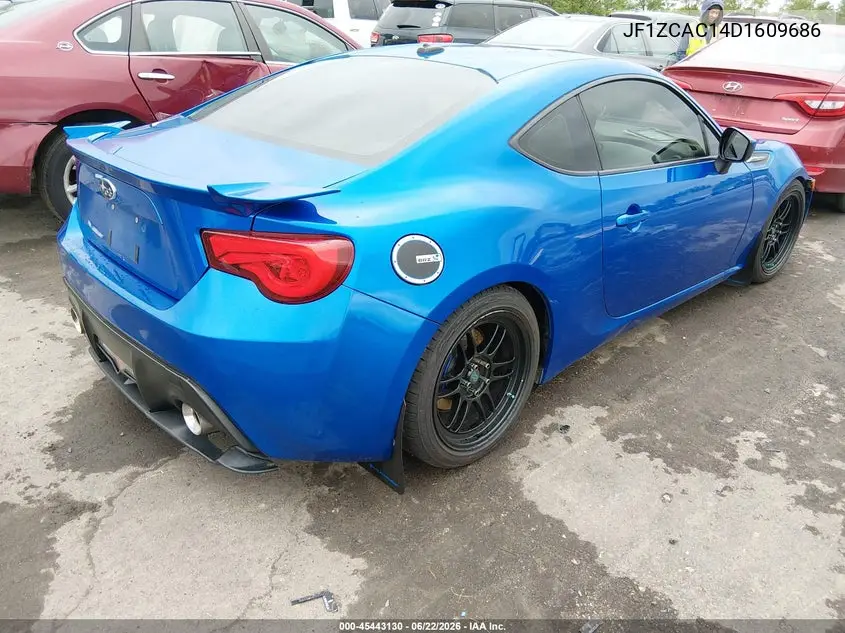 2013 Subaru Brz Limited VIN: JF1ZCAC14D1609686 Lot: 45443130