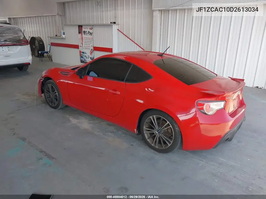 2013 Subaru Brz Limited VIN: JF1ZCAC10D2613034 Lot: 45504012