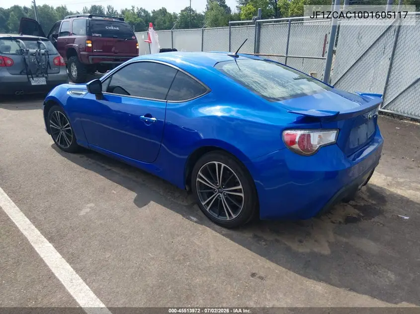 2013 Subaru Brz Limited VIN: JF1ZCAC10D1605117 Lot: 45513972