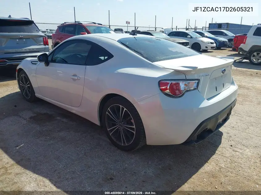 2013 Subaru Brz Limited VIN: JF1ZCAC17D2605321 Lot: 45595614