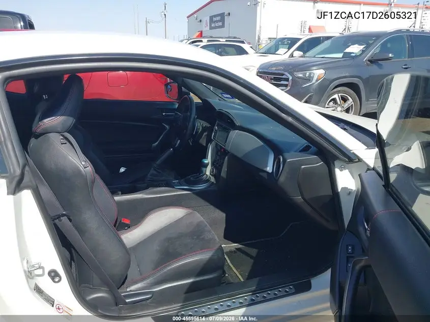 2013 Subaru Brz Limited VIN: JF1ZCAC17D2605321 Lot: 45595614
