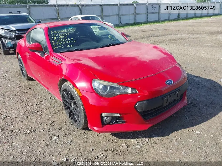 2014 Subaru Brz 2.0 Limited VIN: JF1ZCAC13E8605749 Lot: 12631546