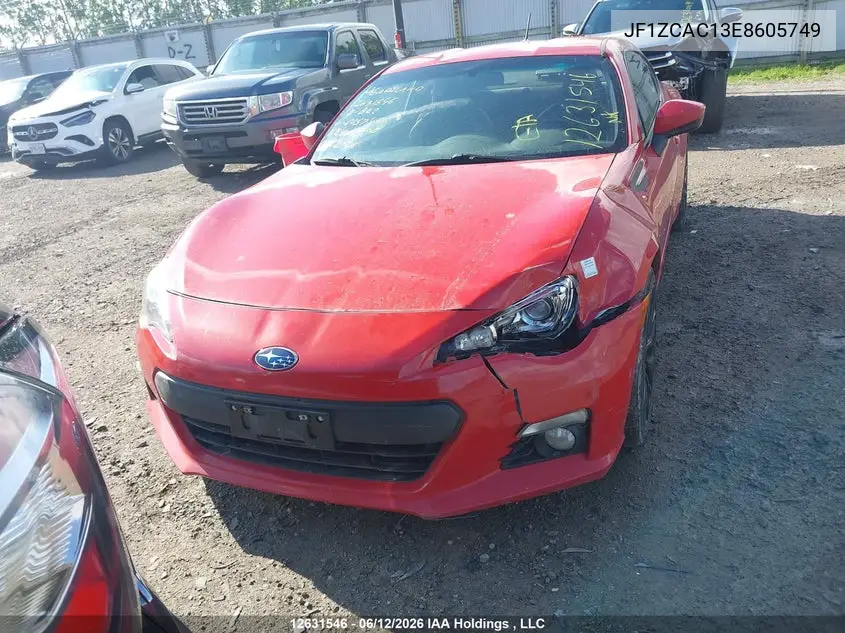 2014 Subaru Brz 2.0 Limited VIN: JF1ZCAC13E8605749 Lot: 12631546