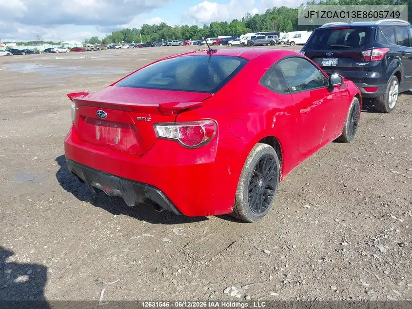 2014 Subaru Brz 2.0 Limited VIN: JF1ZCAC13E8605749 Lot: 12631546