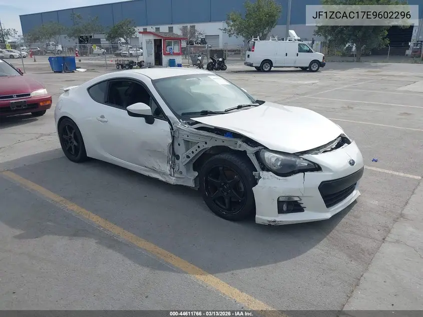 2014 Subaru Brz Limited VIN: JF1ZCAC17E9602296 Lot: 44611766