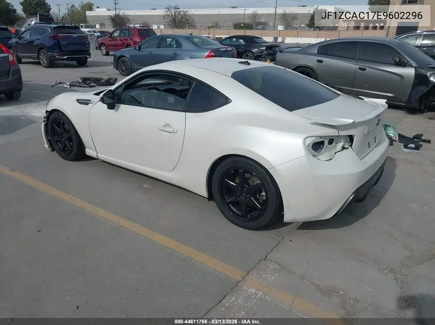 2014 Subaru Brz Limited VIN: JF1ZCAC17E9602296 Lot: 44611766