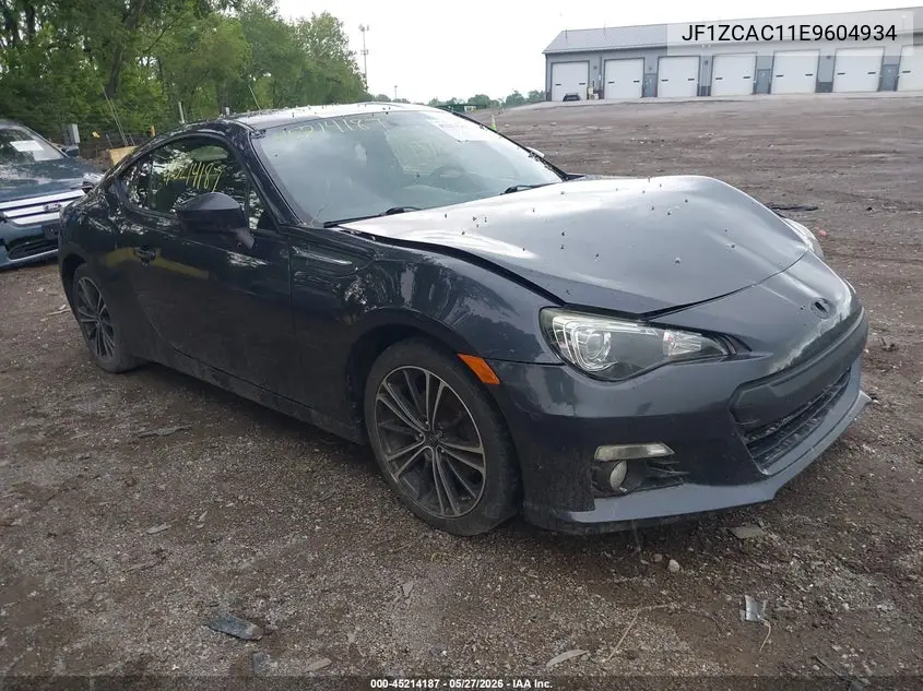 2014 Subaru Brz Limited VIN: JF1ZCAC11E9604934 Lot: 45214187