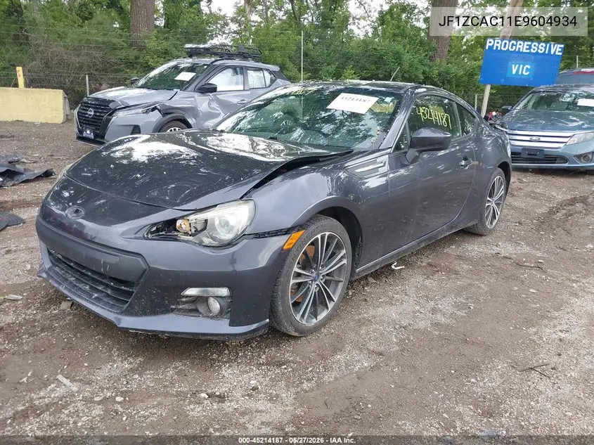 2014 Subaru Brz Limited VIN: JF1ZCAC11E9604934 Lot: 45214187