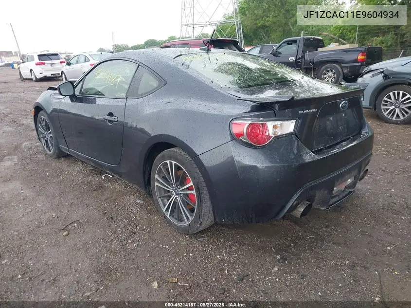2014 Subaru Brz Limited VIN: JF1ZCAC11E9604934 Lot: 45214187