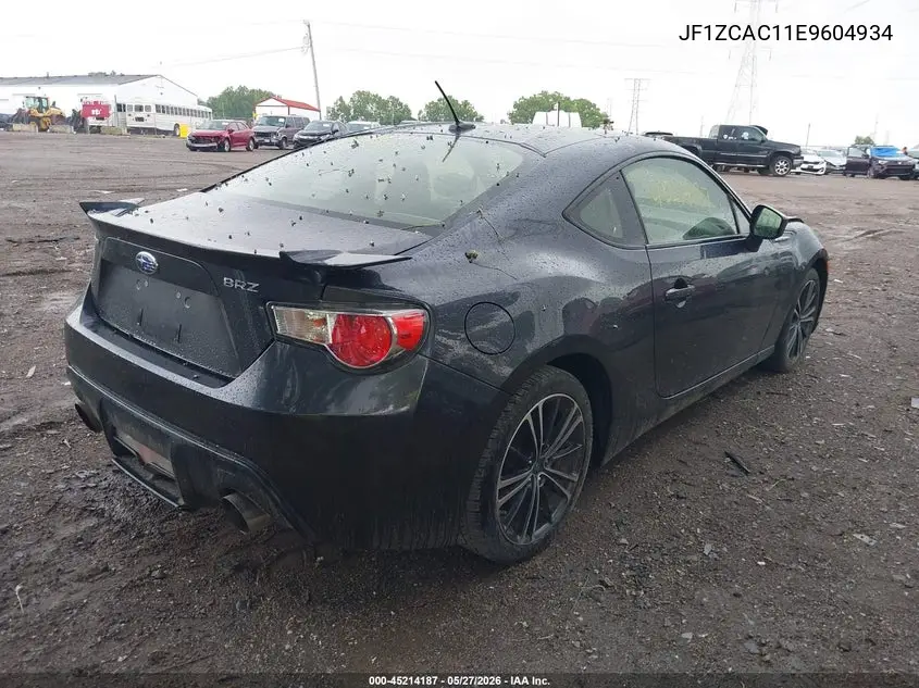 2014 Subaru Brz Limited VIN: JF1ZCAC11E9604934 Lot: 45214187