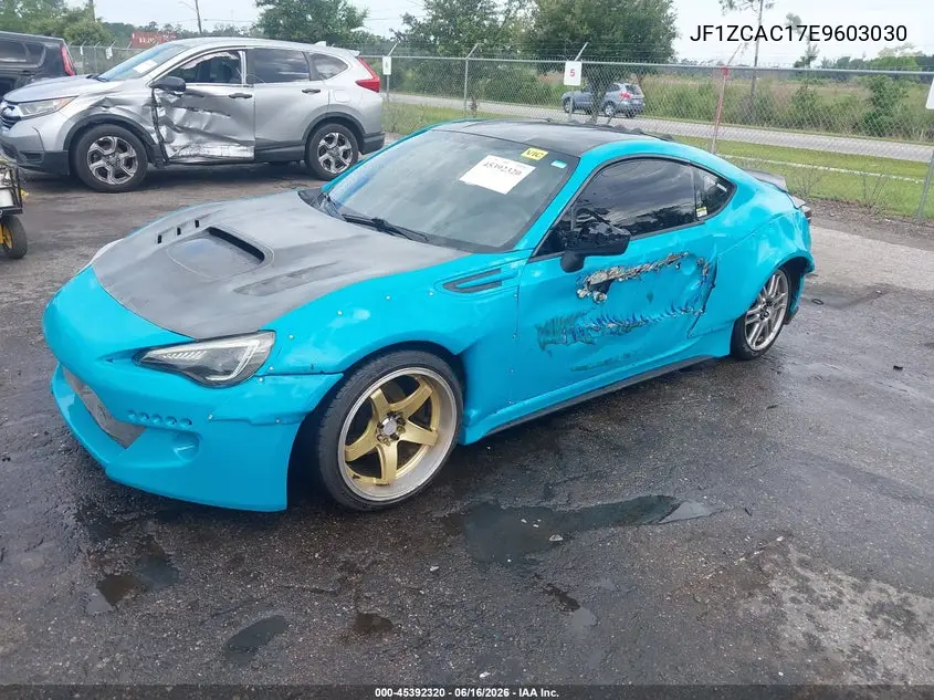 2014 Subaru Brz Limited VIN: JF1ZCAC17E9603030 Lot: 45392320
