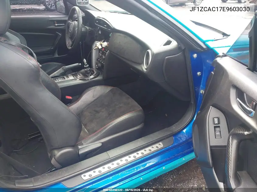 2014 Subaru Brz Limited VIN: JF1ZCAC17E9603030 Lot: 45392320
