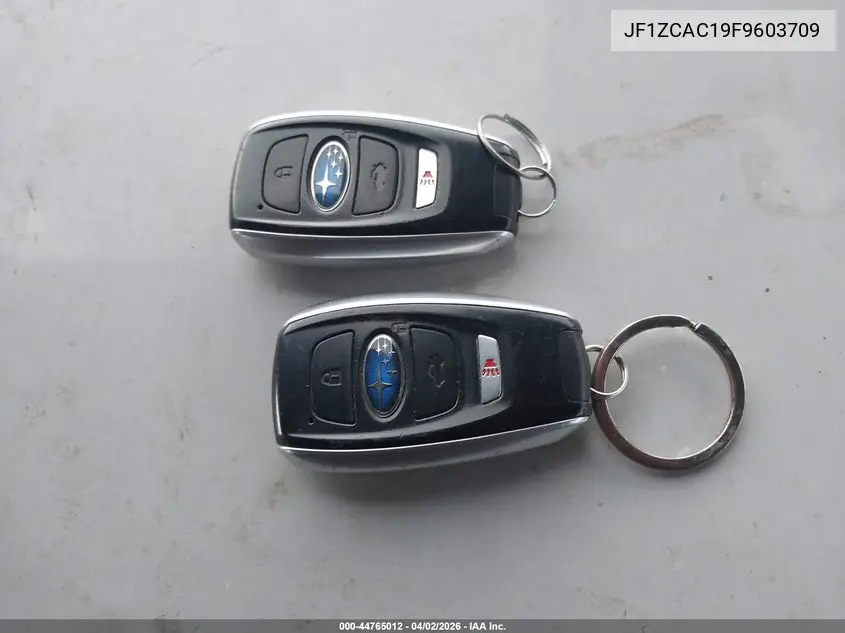2015 Subaru Brz Limited VIN: JF1ZCAC19F9603709 Lot: 44765012