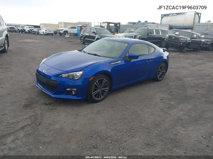2015 Subaru Brz Limited VIN: JF1ZCAC19F9603709 Lot: 44765012