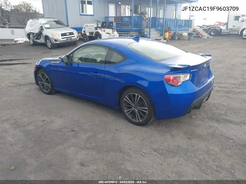 2015 Subaru Brz Limited VIN: JF1ZCAC19F9603709 Lot: 44765012