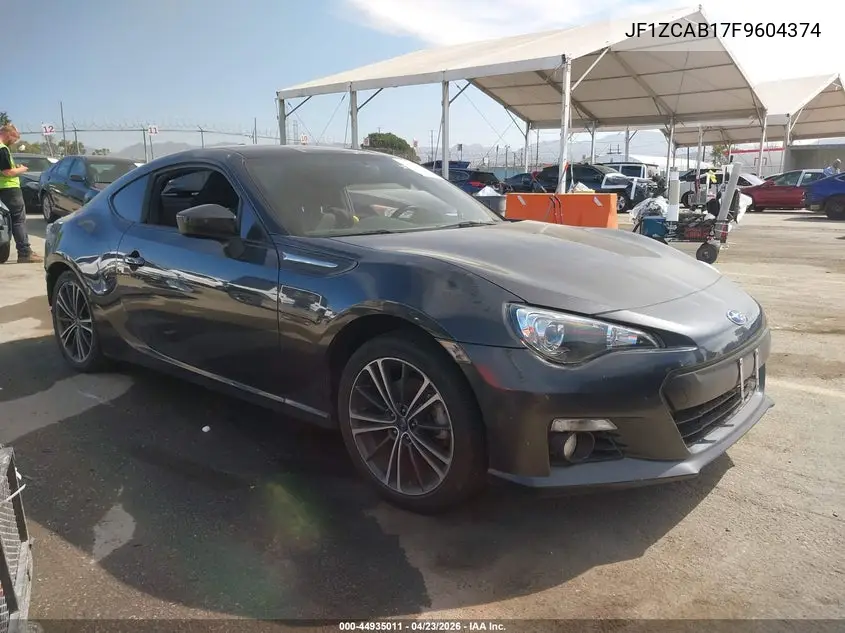 2015 Subaru Brz Premium VIN: JF1ZCAB17F9604374 Lot: 44935011