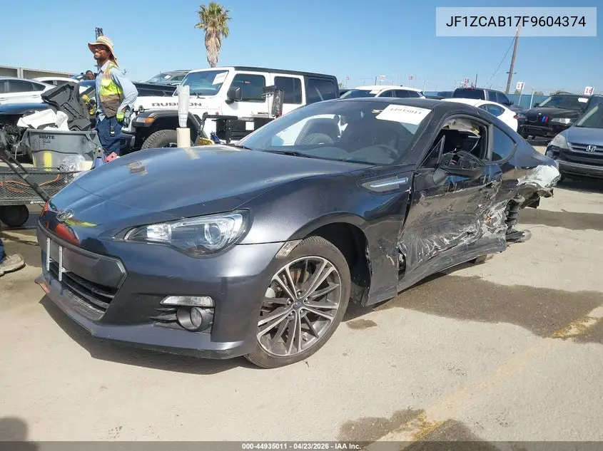 2015 Subaru Brz Premium VIN: JF1ZCAB17F9604374 Lot: 44935011