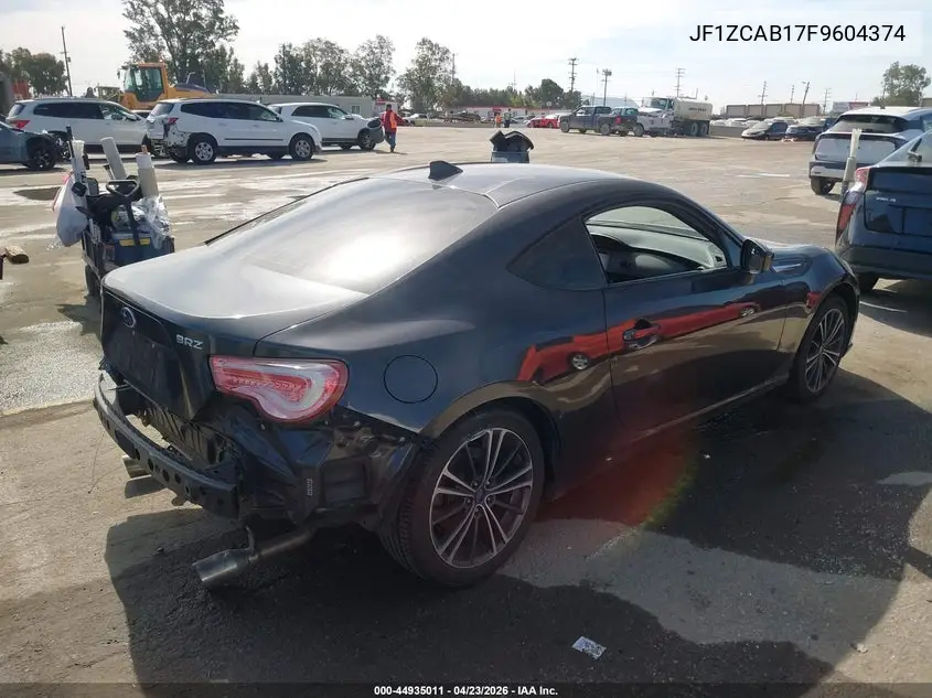 2015 Subaru Brz Premium VIN: JF1ZCAB17F9604374 Lot: 44935011
