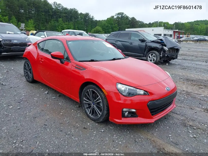 2015 Subaru Brz Limited VIN: JF1ZCAC19F8601478 Lot: 44980911