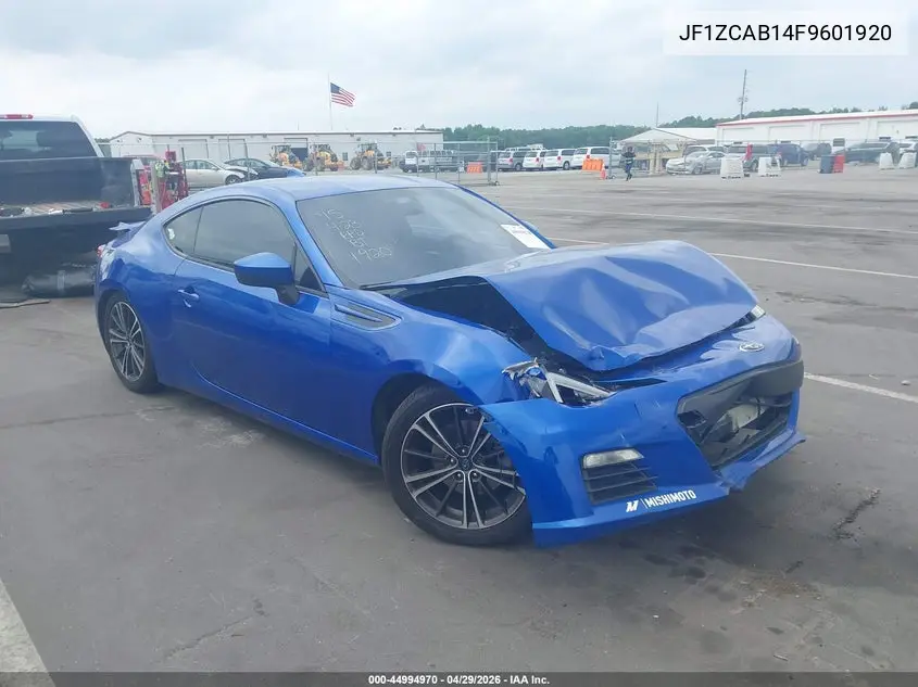 2015 Subaru Brz Premium VIN: JF1ZCAB14F9601920 Lot: 44994970