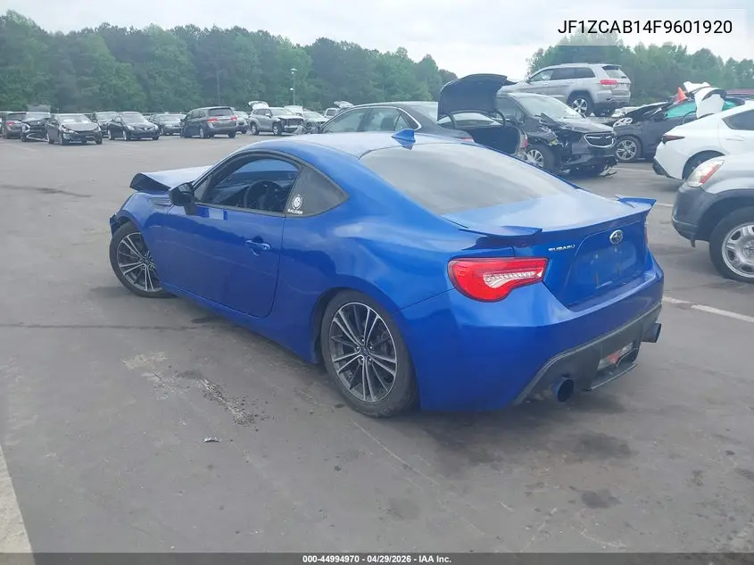 2015 Subaru Brz Premium VIN: JF1ZCAB14F9601920 Lot: 44994970