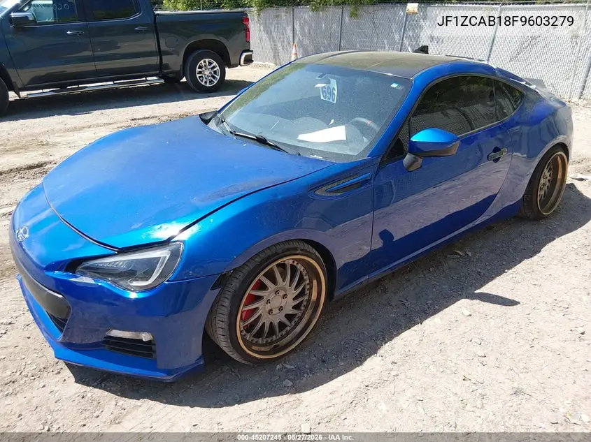 2015 Subaru Brz Premium VIN: JF1ZCAB18F9603279 Lot: 45207245