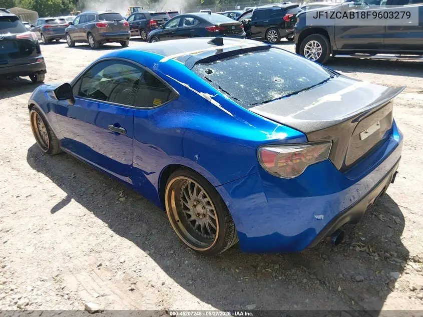 2015 Subaru Brz Premium VIN: JF1ZCAB18F9603279 Lot: 45207245