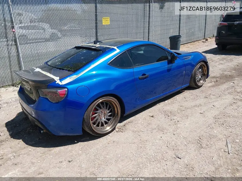 2015 Subaru Brz Premium VIN: JF1ZCAB18F9603279 Lot: 45207245