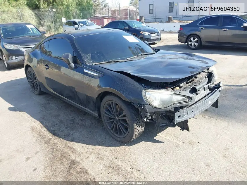 2015 Subaru Brz Limited VIN: JF1ZCAC16F9604350 Lot: 45437307