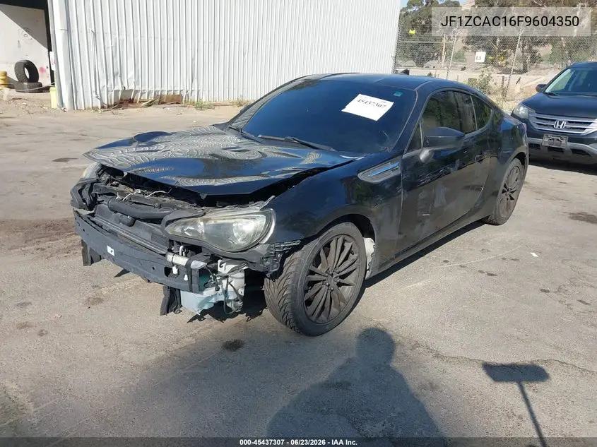 2015 Subaru Brz Limited VIN: JF1ZCAC16F9604350 Lot: 45437307