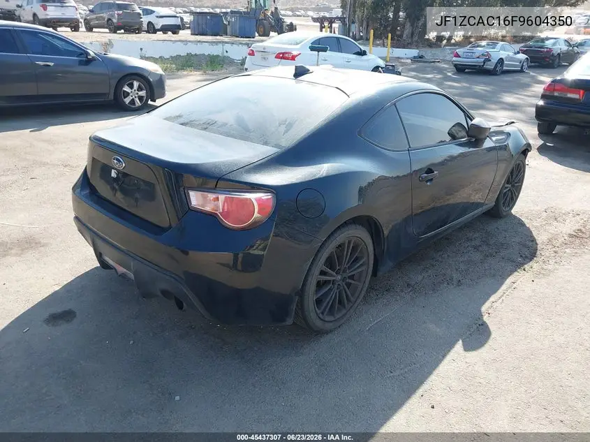 2015 Subaru Brz Limited VIN: JF1ZCAC16F9604350 Lot: 45437307