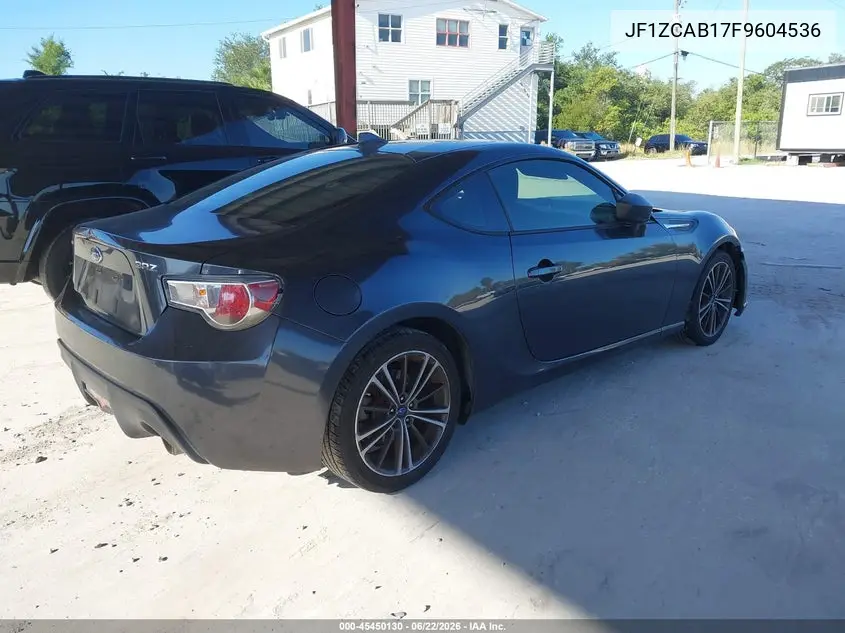 2015 Subaru Brz Premium VIN: JF1ZCAB17F9604536 Lot: 45450130