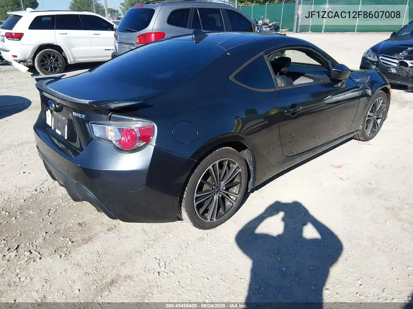 2015 Subaru Brz Limited VIN: JF1ZCAC12F8607008 Lot: 45458400