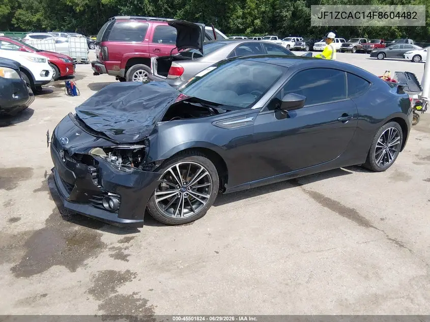 2015 Subaru Brz Limited VIN: JF1ZCAC14F8604482 Lot: 45501824